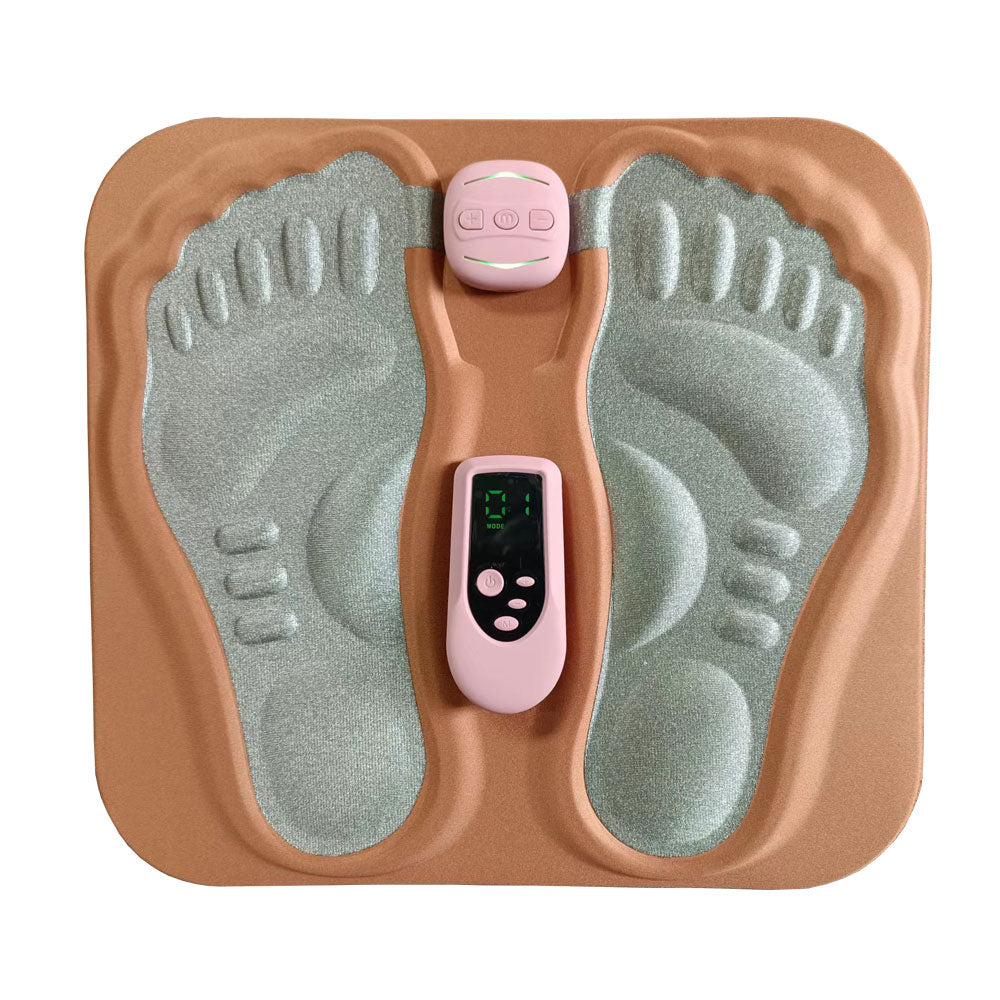 Ems Intelligent Remote Control Foot Massage Pad Machine Pulse Acupuncture Point Physical Therapy Health Care Foot Sole Massager